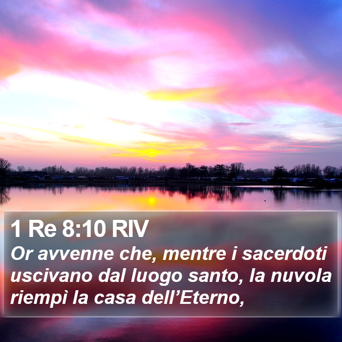 1 Re 8:10 RIV Bible Study