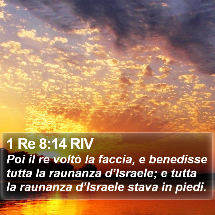1 Re 8:14 RIV Bible Study