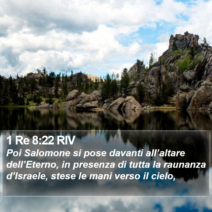 1 Re 8:22 RIV Bible Study