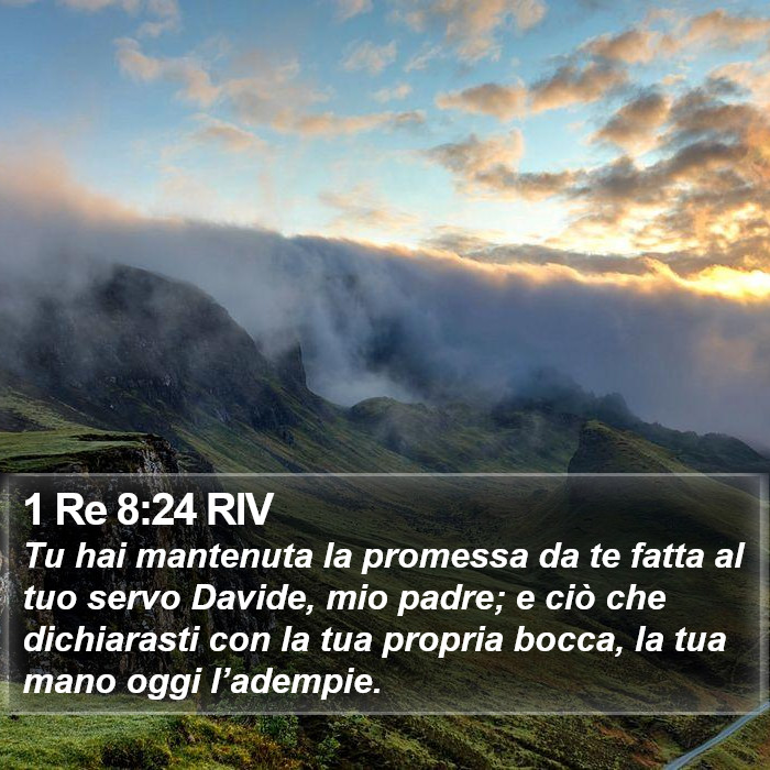 1 Re 8:24 RIV Bible Study