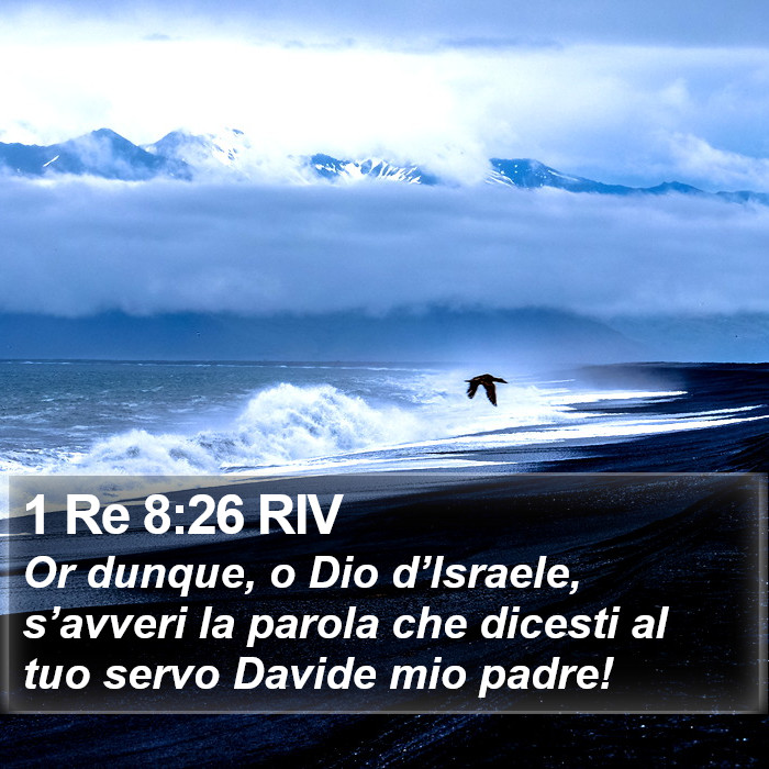 1 Re 8:26 RIV Bible Study