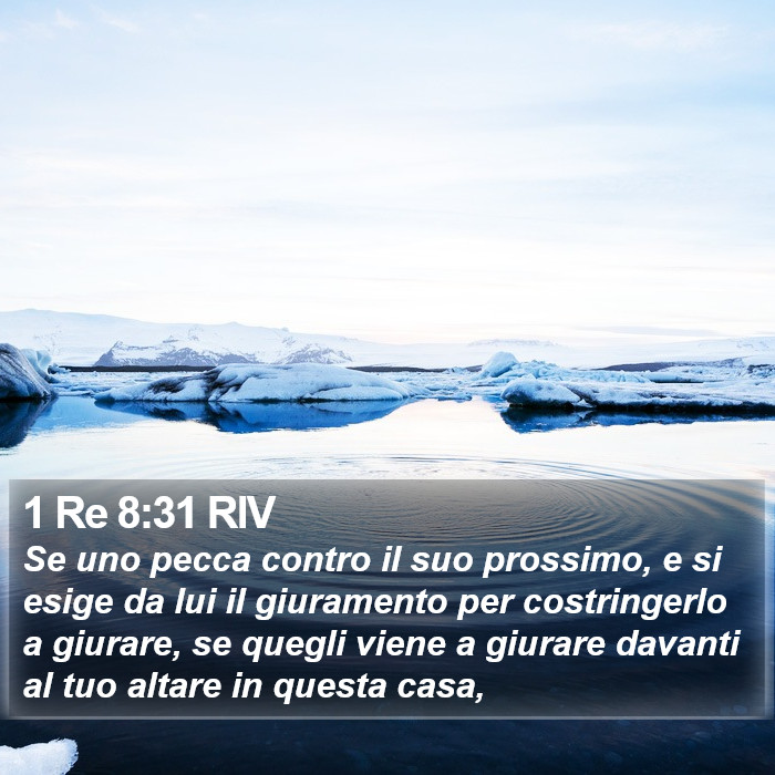 1 Re 8:31 RIV Bible Study