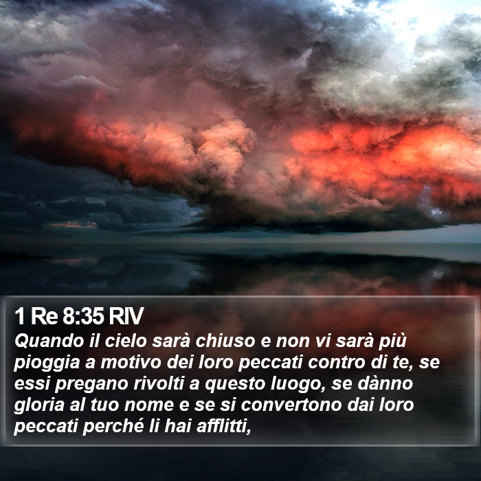 1 Re 8:35 RIV Bible Study