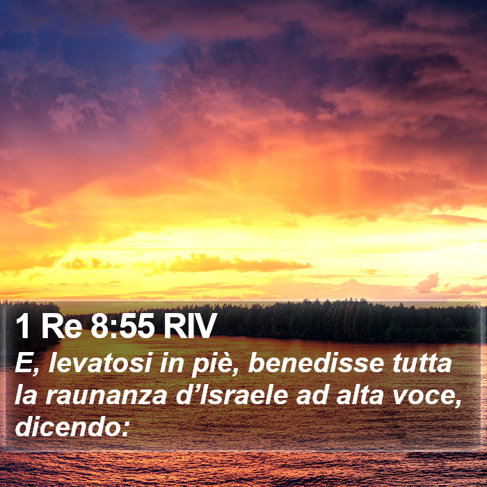 1 Re 8:55 RIV Bible Study