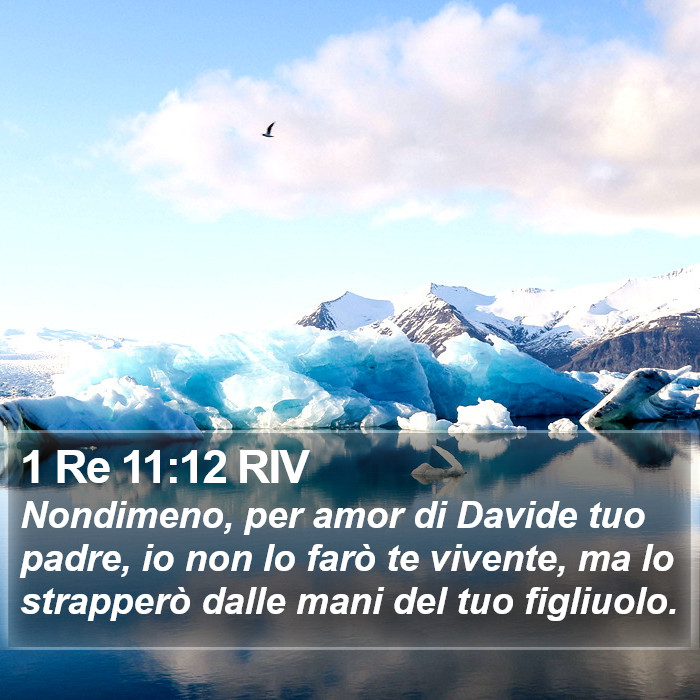 1 Re 11:12 RIV Bible Study