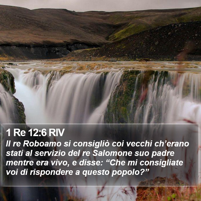 1 Re 12:6 RIV Bible Study