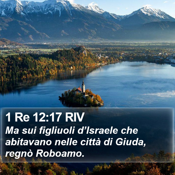 1 Re 12:17 RIV Bible Study