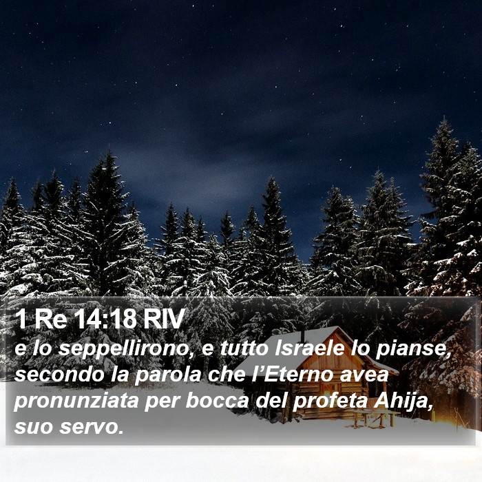 1 Re 14:18 RIV Bible Study