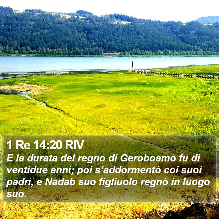 1 Re 14:20 RIV Bible Study