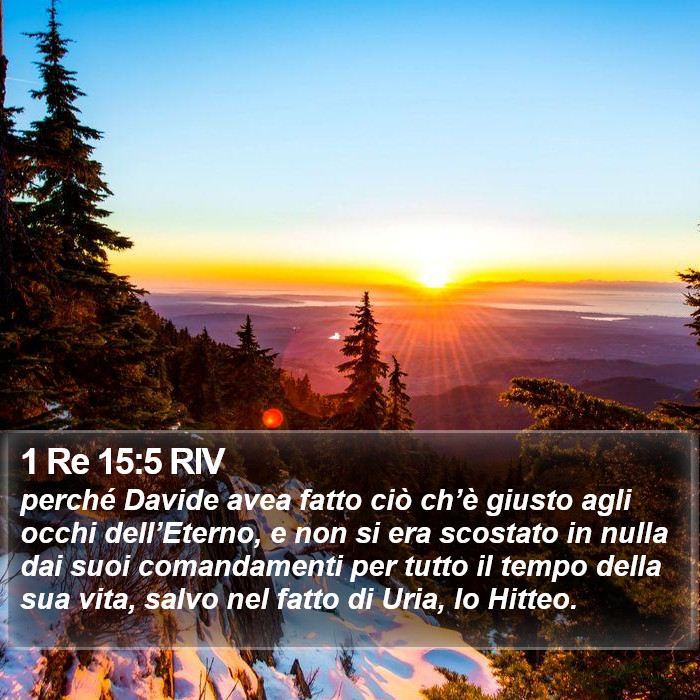 1 Re 15:5 RIV Bible Study