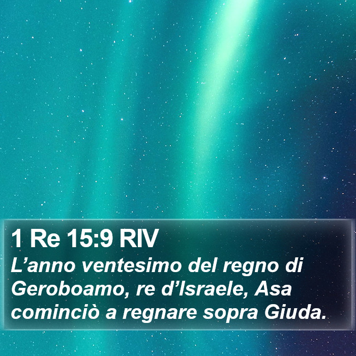 1 Re 15:9 RIV Bible Study