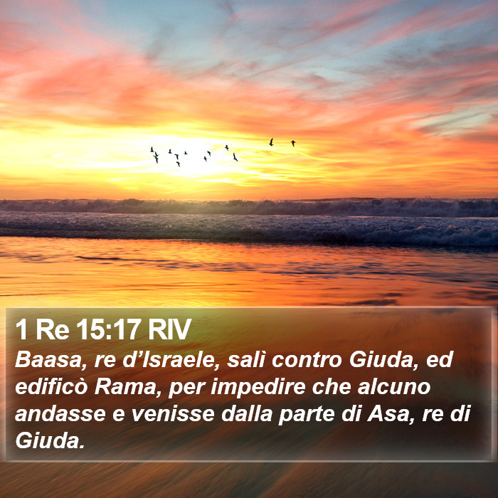 1 Re 15:17 RIV Bible Study