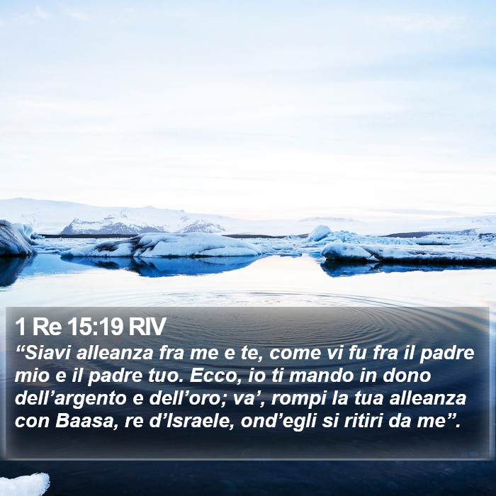 1 Re 15:19 RIV Bible Study