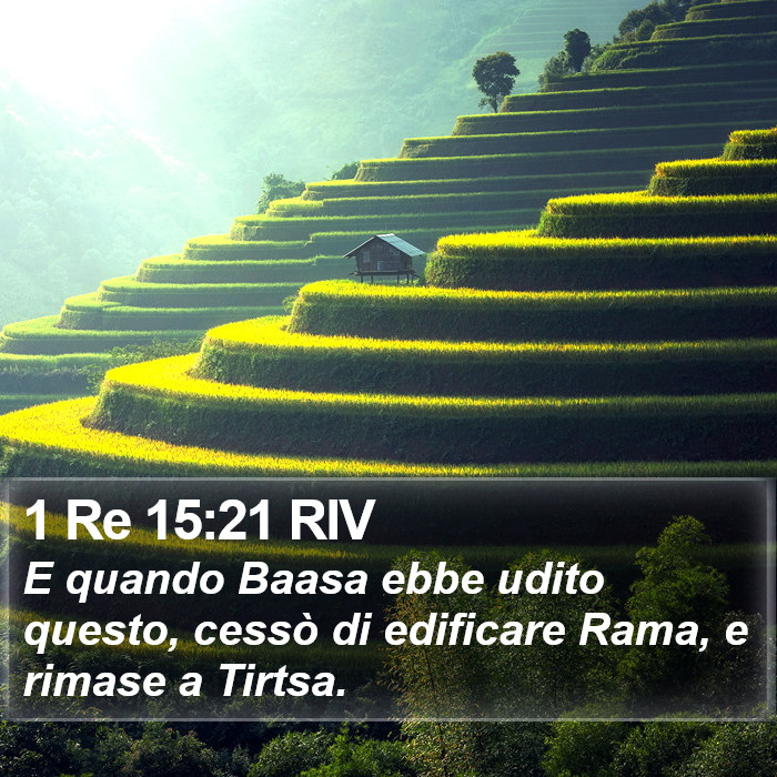 1 Re 15:21 RIV Bible Study