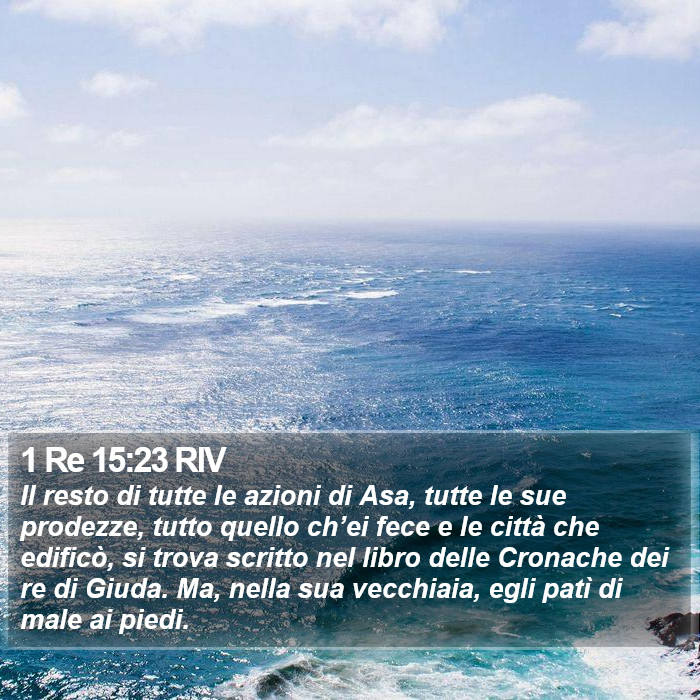 1 Re 15:23 RIV Bible Study