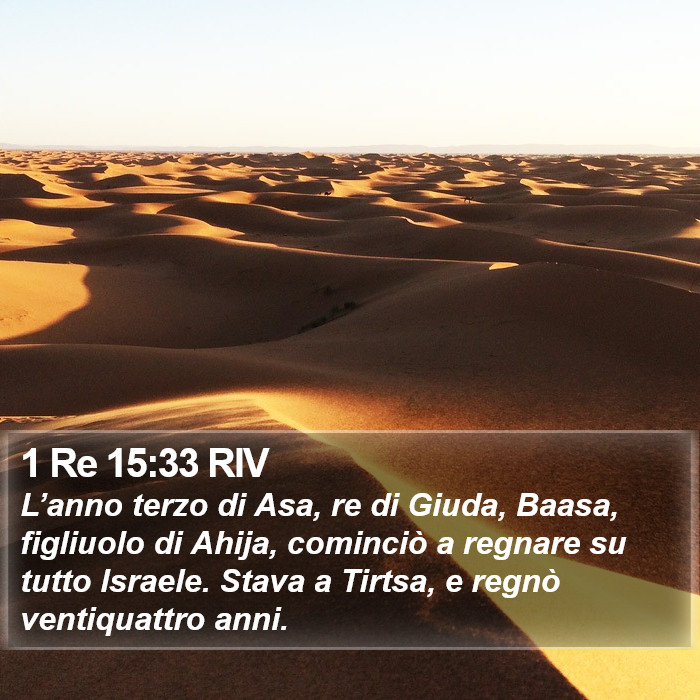 1 Re 15:33 RIV Bible Study