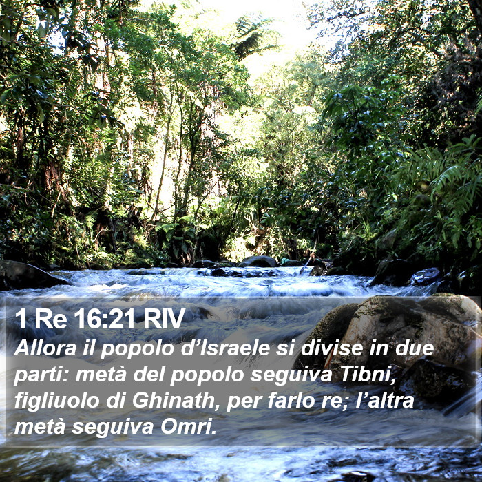 1 Re 16:21 RIV Bible Study