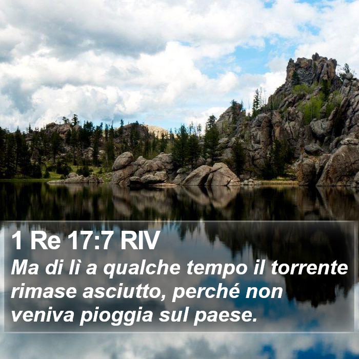 1 Re 17:7 RIV Bible Study