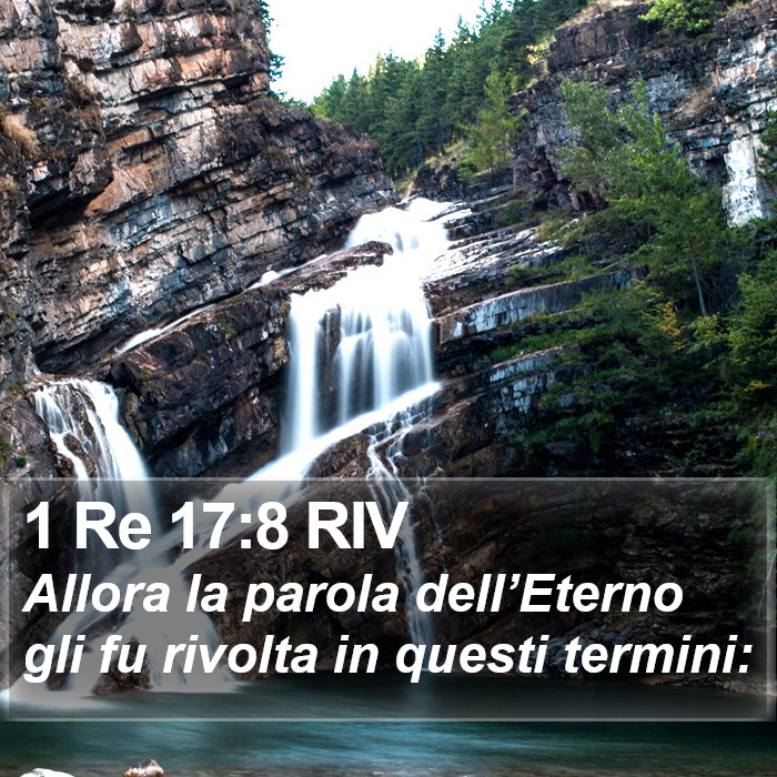 1 Re 17:8 RIV Bible Study