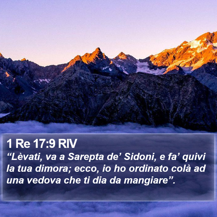 1 Re 17:9 RIV Bible Study