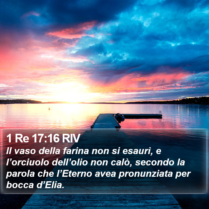1 Re 17:16 RIV Bible Study
