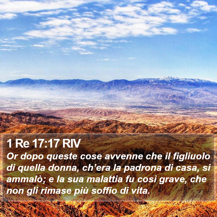 1 Re 17:17 RIV Bible Study