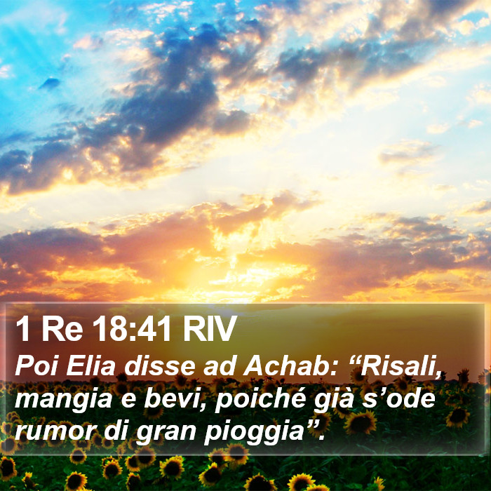 1 Re 18:41 RIV Bible Study