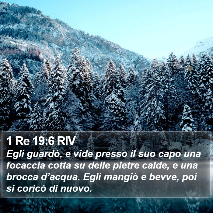 1 Re 19:6 RIV Bible Study
