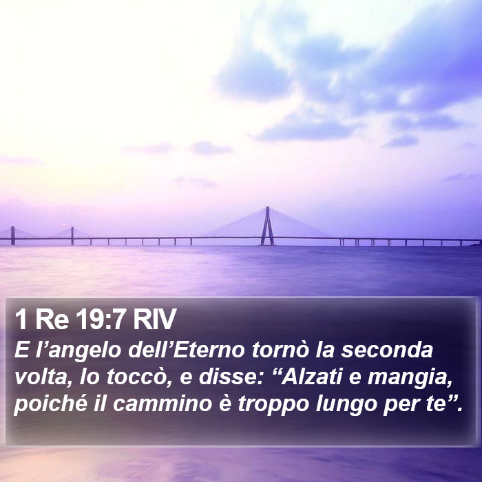 1 Re 19:7 RIV Bible Study