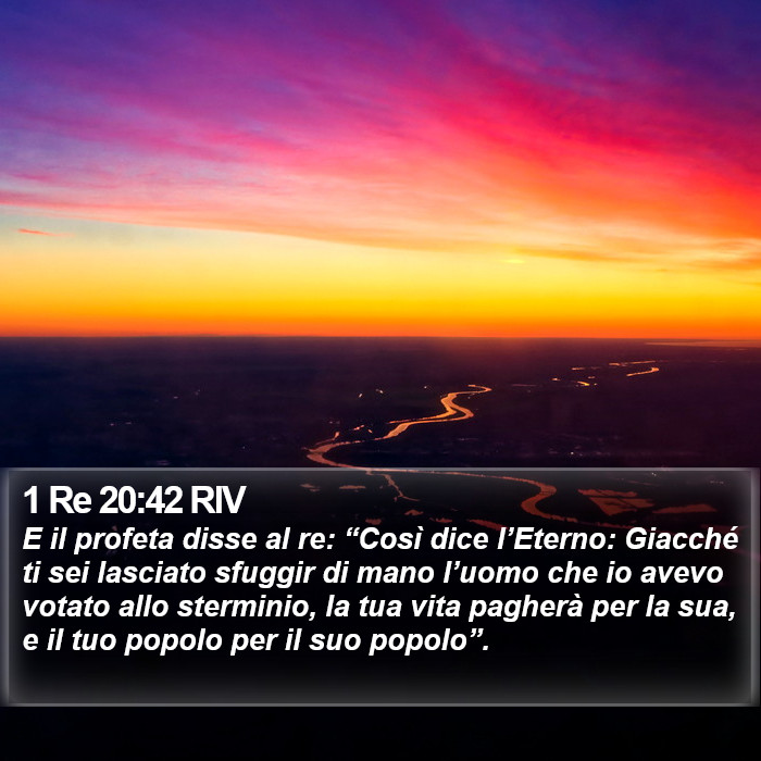 1 Re 20:42 RIV Bible Study