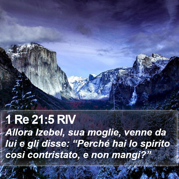 1 Re 21:5 RIV Bible Study
