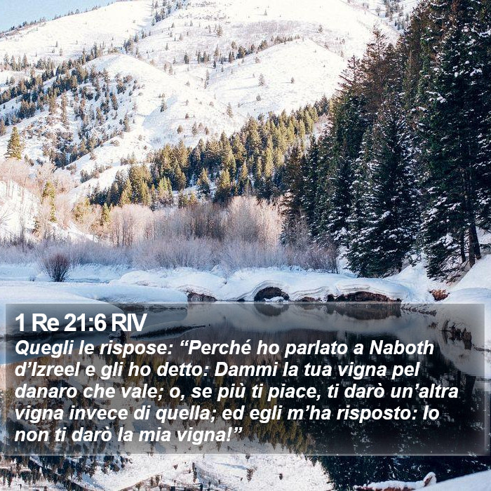 1 Re 21:6 RIV Bible Study