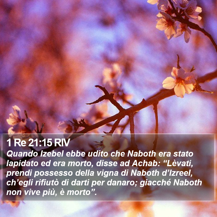1 Re 21:15 RIV Bible Study