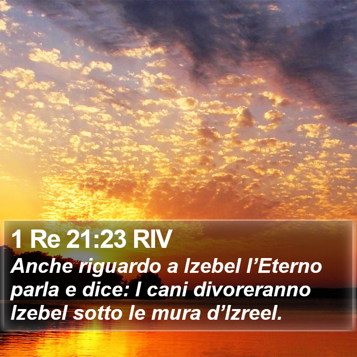 1 Re 21:23 RIV Bible Study
