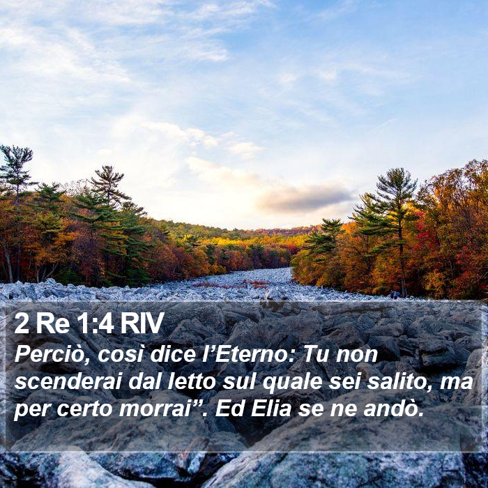 2 Re 1:4 RIV Bible Study