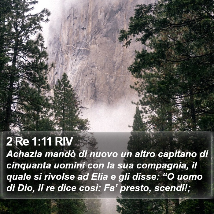 2 Re 1:11 RIV Bible Study