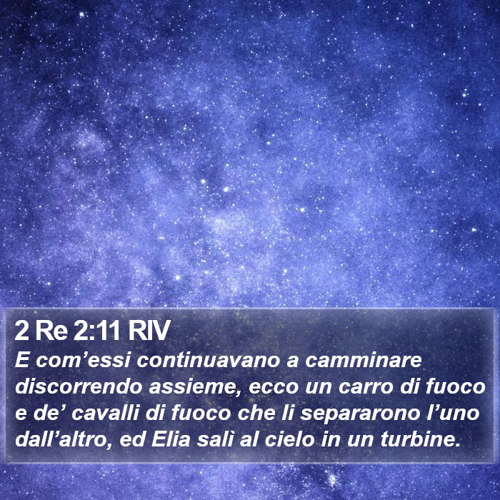 2 Re 2:11 RIV Bible Study