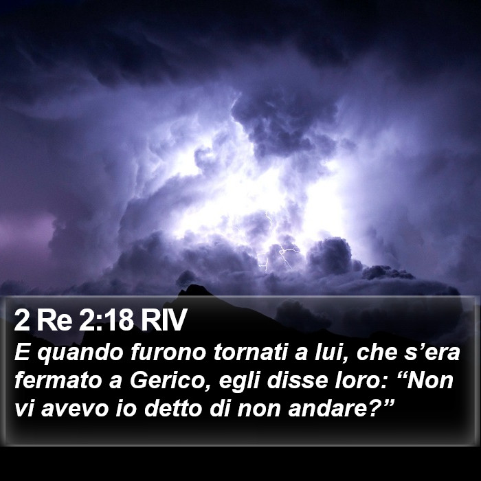 2 Re 2:18 RIV Bible Study