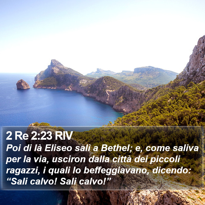 2 Re 2:23 RIV Bible Study