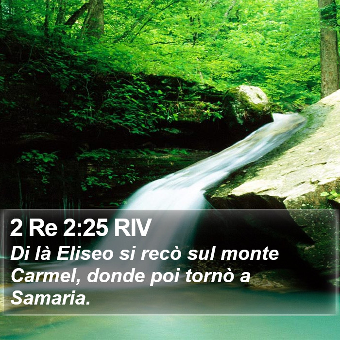 2 Re 2:25 RIV Bible Study