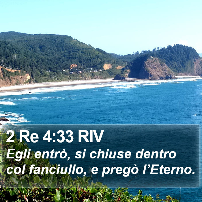 2 Re 4:33 RIV Bible Study