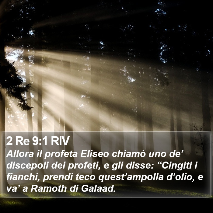 2 Re 9:1 RIV Bible Study