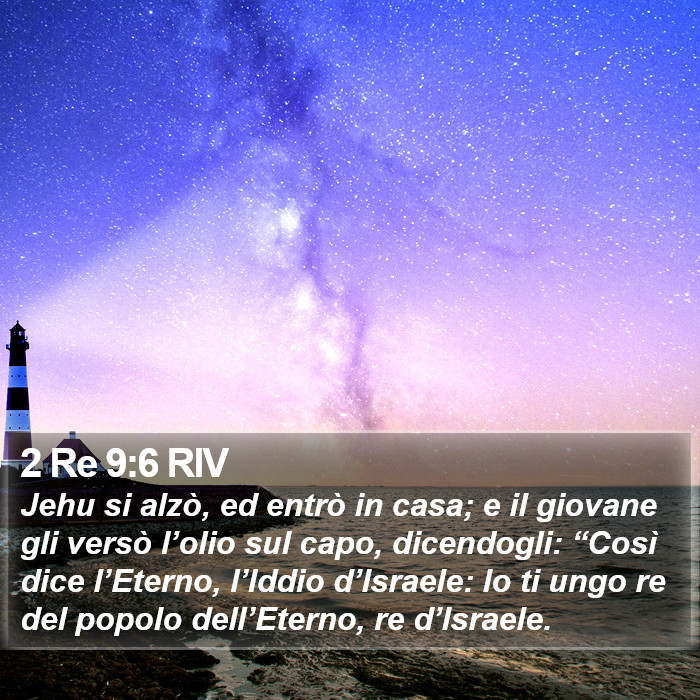 2 Re 9:6 RIV Bible Study