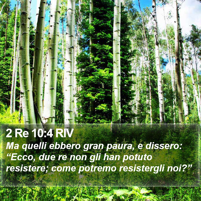 2 Re 10:4 RIV Bible Study