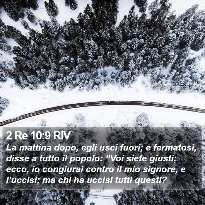 2 Re 10:9 RIV Bible Study