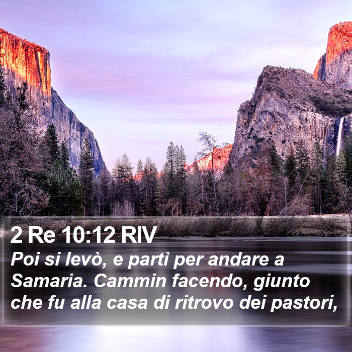 2 Re 10:12 RIV Bible Study