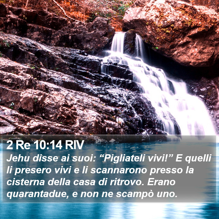 2 Re 10:14 RIV Bible Study