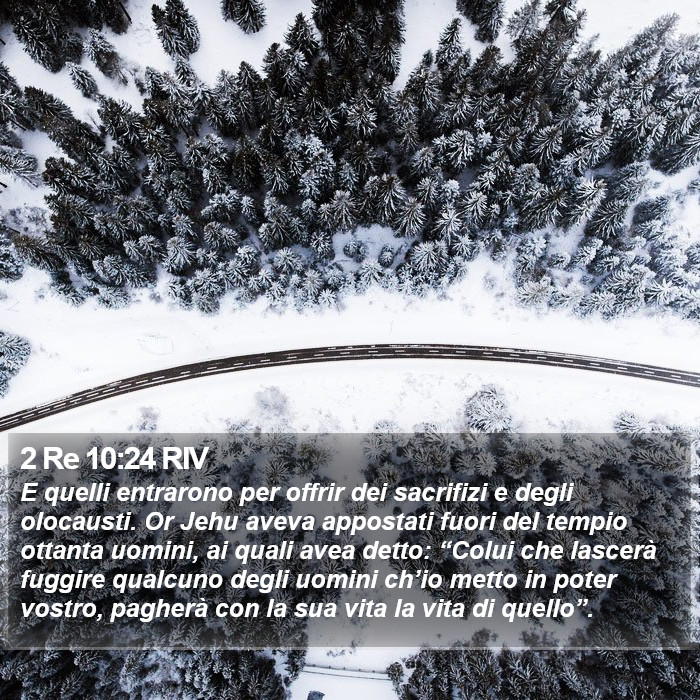 2 Re 10:24 RIV Bible Study