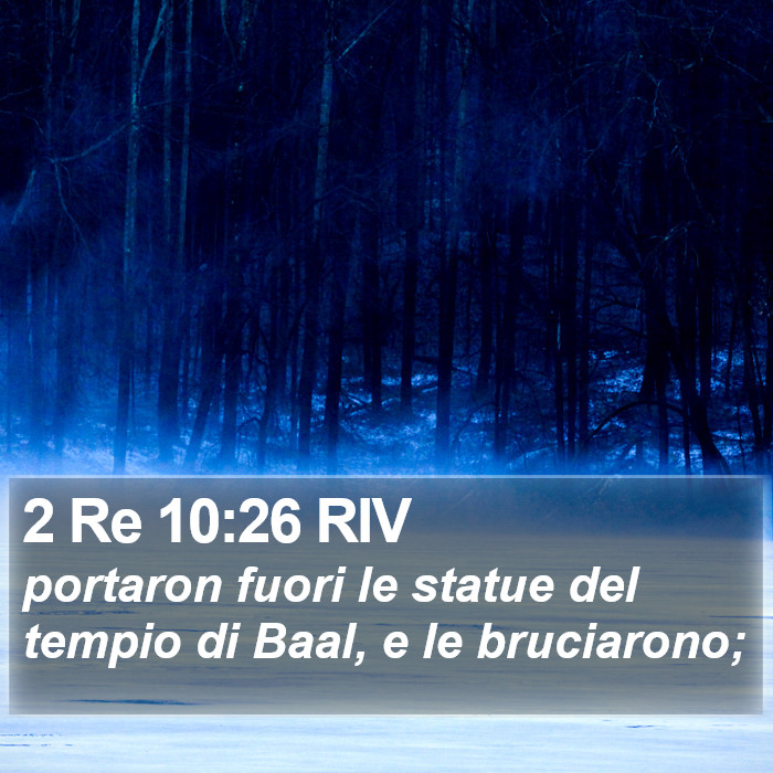 2 Re 10:26 RIV Bible Study