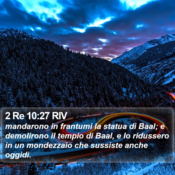2 Re 10:27 RIV Bible Study